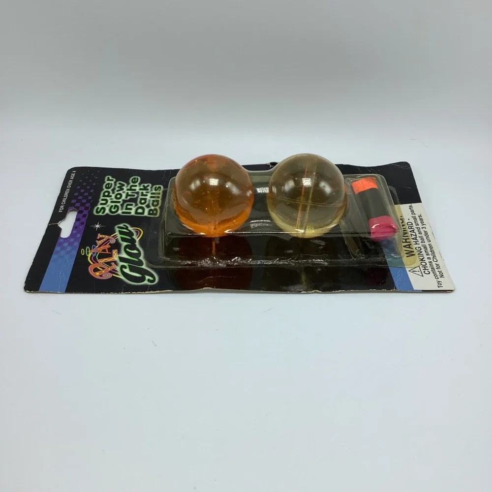 Play Glow Super‎ Glow in the Dark Balls Packaged 2 Balls